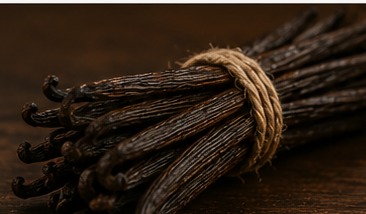 Hand-harvested Ugandan vanilla beans